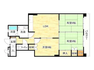 サンライフ小倉【2階】の間取り