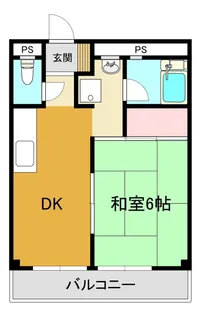 イッセイマンション【4階】の間取り