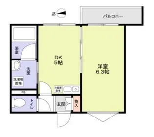 クロレ南流山II【1階】の間取り