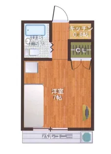 ジュナハイツ【1階】の間取り