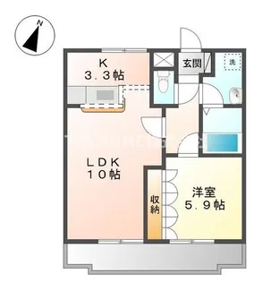 レインボーヒル【2階】の間取り