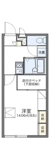 レオパレスタウンコートTWO【2階】の間取り