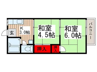 グランデュ-ルモネの間取り