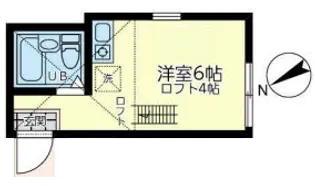 ユナイト塩浜ジョセフィンベーカー【2階】の間取り