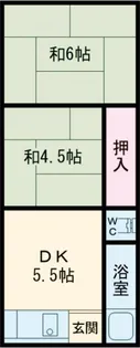 近藤アパート【1階】の間取り