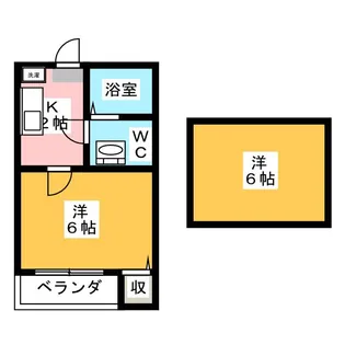 リヴェールF P N【2階】の間取り