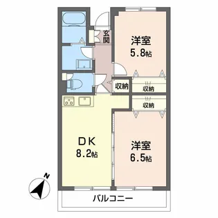 静岡県田方郡函南町柏谷【マンション】の間取り