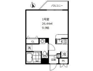東京都板橋区南常盤台1【マンション】の間取り