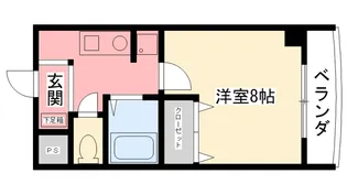 1Kの間取り画像