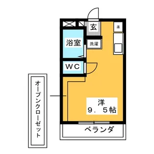 ファルコン瑞穂【2階】の間取り
