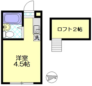 KTコーポラス【2階】の間取り