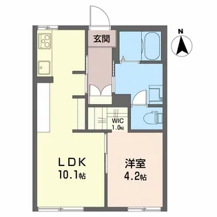 ヴィラパルク【1階】の間取り