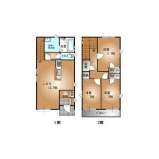 栃木県宇都宮市江曽島2【一戸建】の間取り