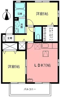 サン・シャトー【2階】の間取り