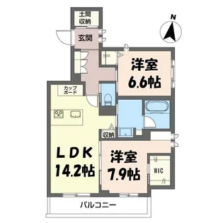 埼玉県越谷市南越谷3【マンション】の間取り