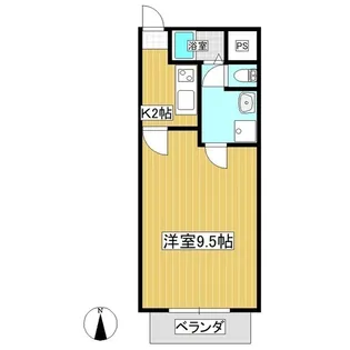 カレント井口B【1階】の間取り