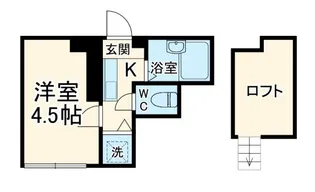 ロッシェル南橋本【2階】の間取り