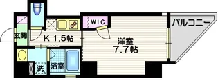 朝日マンション【5階】の間取り