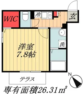 千葉県市川市平田1【アパート】の間取り