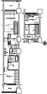 2SLDKの間取り画像