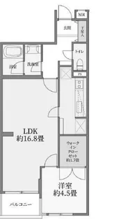 東京都世田谷区上馬4【マンション】の間取り