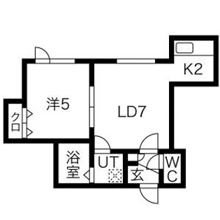 ケープコッド【2階】の間取り