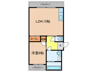 第2宮崎ビル【3階】の間取り