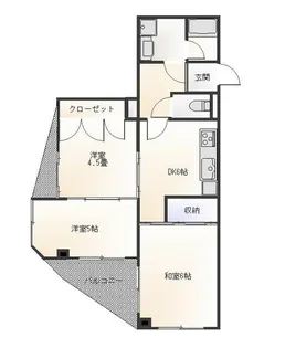 ハウスコーラル【3階】の間取り