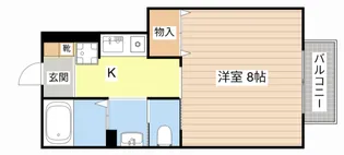 滋賀県甲賀市水口町山【アパート】の間取り
