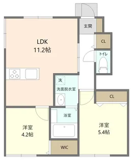 ビジョンA【1階】の間取り