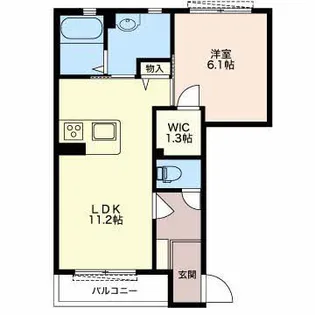 ヴィラーチェ依田橋【1階】の間取り