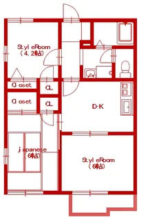 ベルデハイム【2階】の間取り