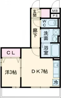プロムナードI【1階】の間取り