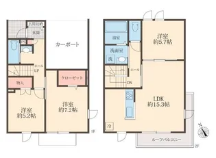 けやきガーデン【2階】の間取り