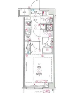 1Kの間取り画像