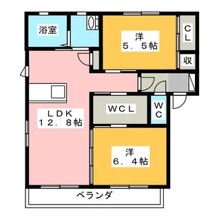 ルミエール【1階】の間取り