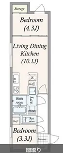 東京都練馬区石神井町3【マンション】の間取り