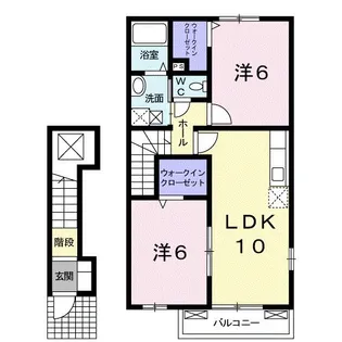 グローヴ・ガーデンII【2階】の間取り