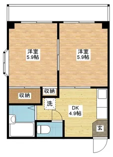 BEN匠6番館【1階】の間取り
