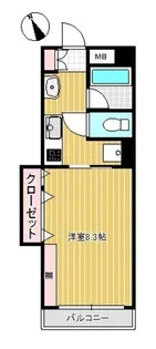 アドレス武蔵小杉【1階】の間取り