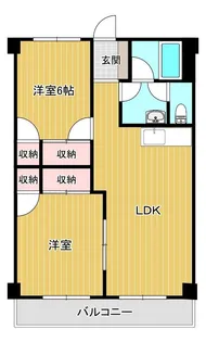 ファーストハイツ今福【2階】の間取り