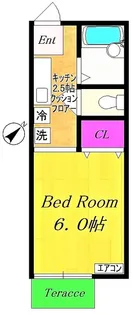 パストラル西生田【2階】の間取り