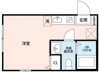神奈川県横浜市神奈川区三ツ沢南町【アパート】の間取り