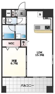 シュトランドコルブ【8階】の間取り