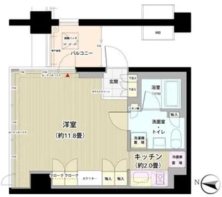 ガーデニエール砧レジデンス【6階】の間取り