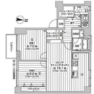 エステート南台【3階】の間取り