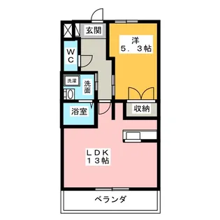 ハッピーベル【2階】の間取り