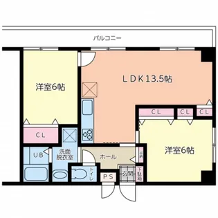 グランディール光町【7階】の間取り
