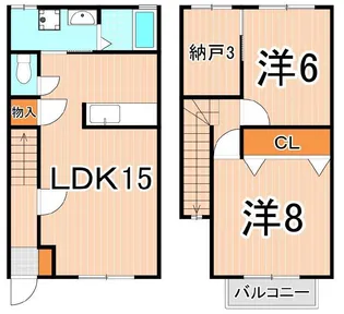 東京都足立区一ツ家4【一戸建】の間取り