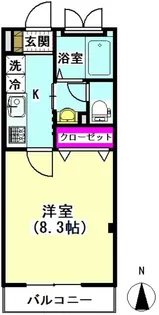 エルパレス【2階】の間取り